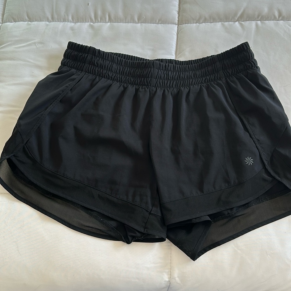 Athleta Mesh Racer Run Short 4”